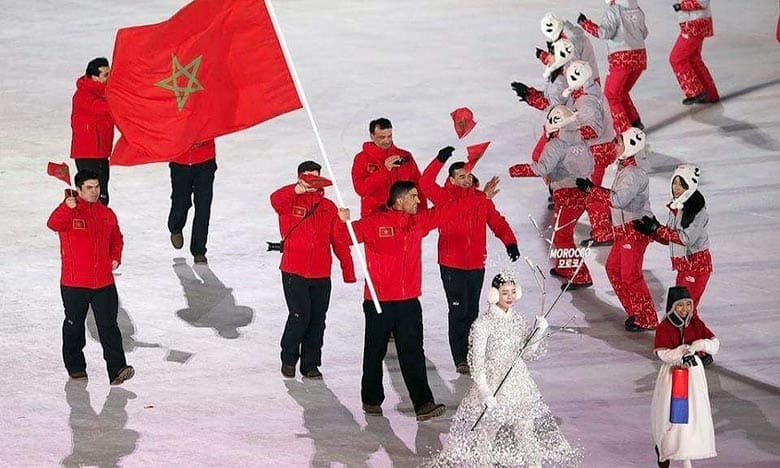 JO 2018: Le drapeau marocain hissé à Pyeongchang