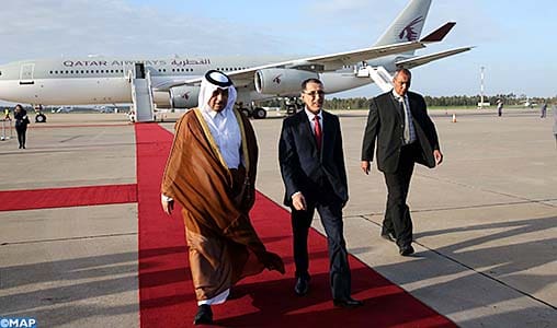 Rabat: arrivée du premier ministre et ministre de l’intérieur du Qatar