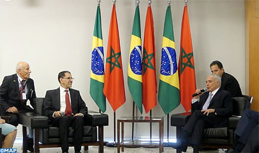 Maroc-Brésil : Saâd Eddine El Othmani reçu par le Président Michel Temer