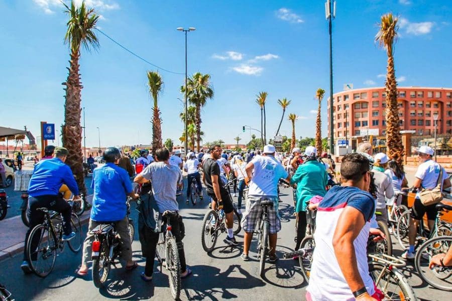 Des Hollandais entretiennent les bicyclettes des Marrakchis