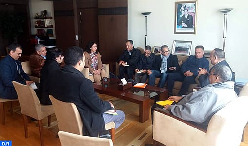 La création du Conseil national de la presse au centre d’entretiens entre Laaraj et une délégation syndicale