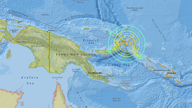 Papouasie-Nouvelle Guinée: un nouveau séisme de magnitude 6,5