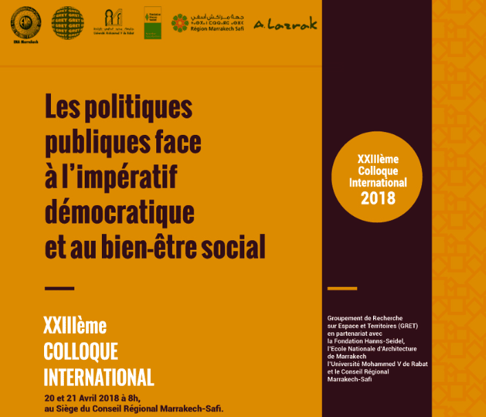 Marrakech: le 23e Colloque international du GRET se penche sur les politiques publiques face à l’impératif démocratique