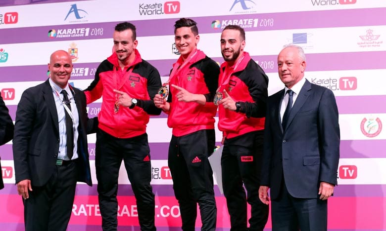 Karaté : la sélection marocaine masculine remporte la médaille d’or