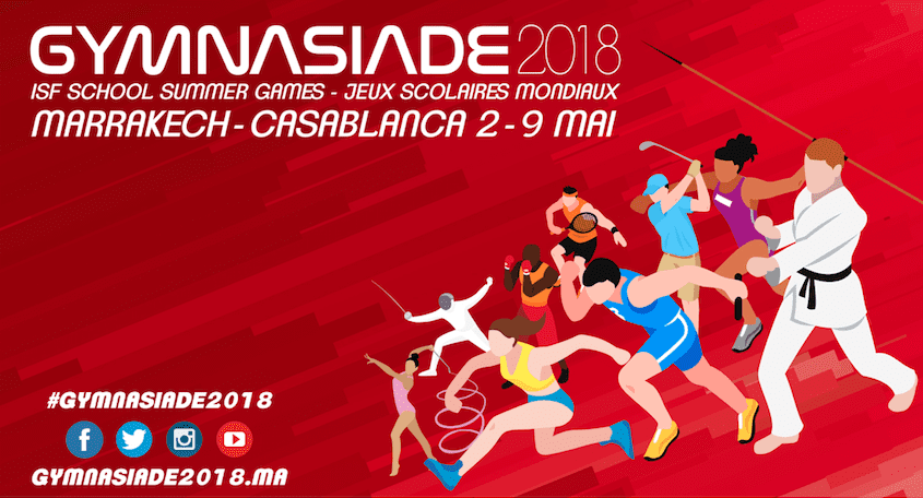 Gymnasiade 2018: coup d’envoi à Casablanca des épreuves de surf et natation