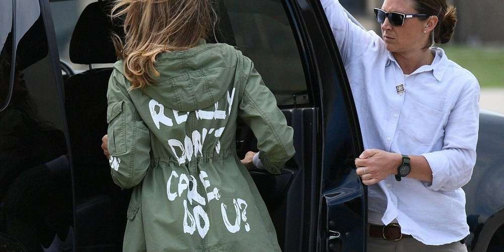 Melania Trump et la veste qui « s’en fiche complètement »