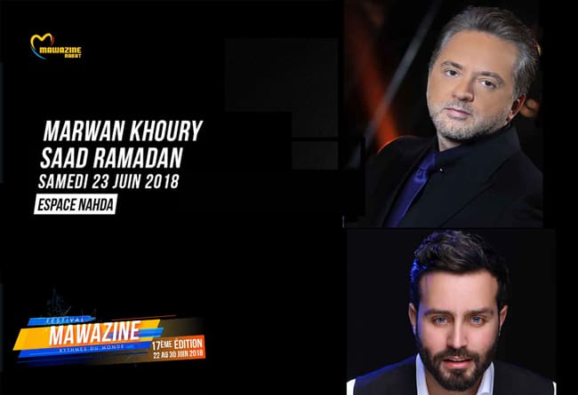 Mawazine 2018: Marwan Khoury et Saad Ramadan, une ambiance romantique à l’espace Nahda