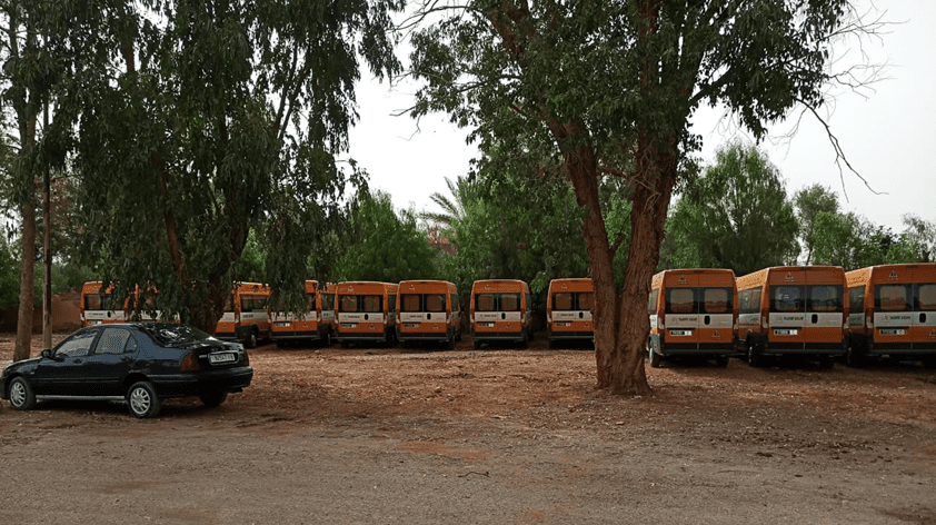 Errachidia: Choubani abandonne cent transports scolaires à la fourrière de la municipalité (Photos)