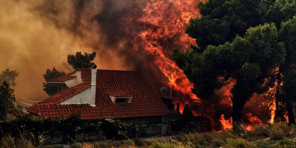 Grèce : au moins 50 morts dans de violents incendies