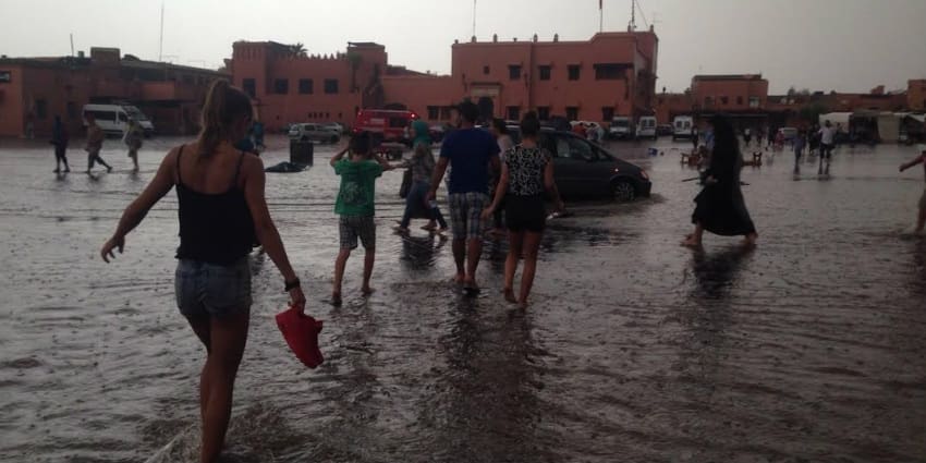 Vidéo. Marrakech inondée en plein mois d’août