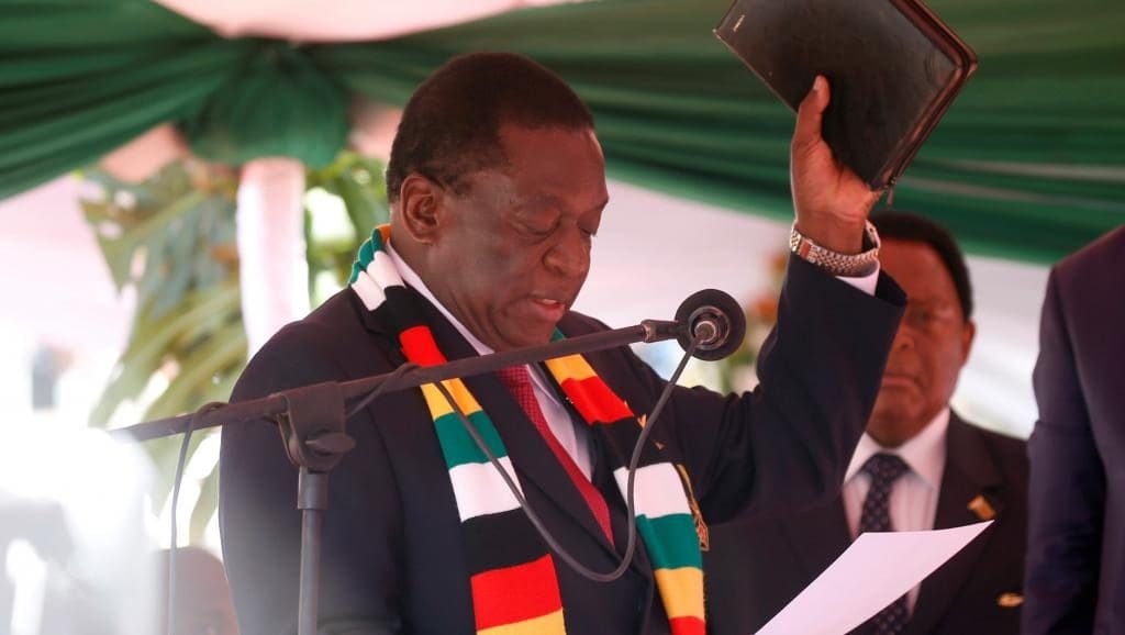 Zimbabwe : Emmerson Mnangagwa investi président