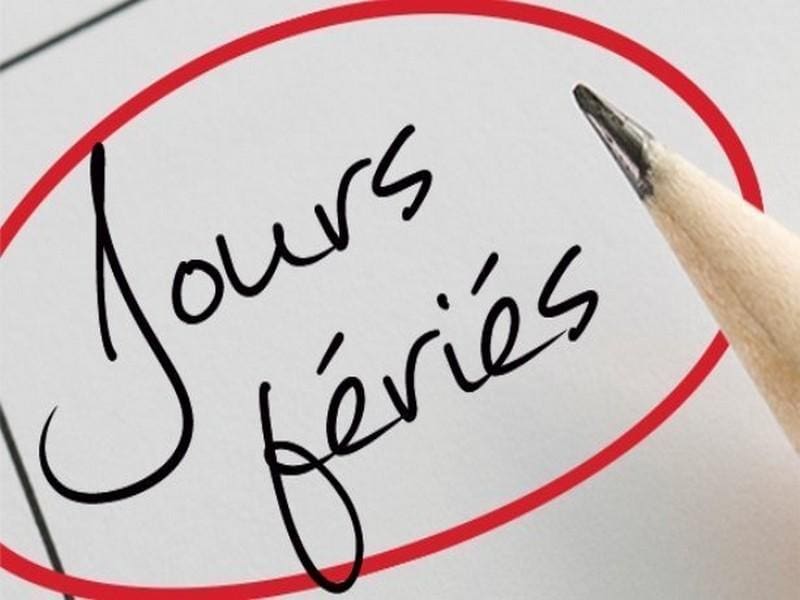 Jours fériés du 20 au 23 août dans les administrations publiques