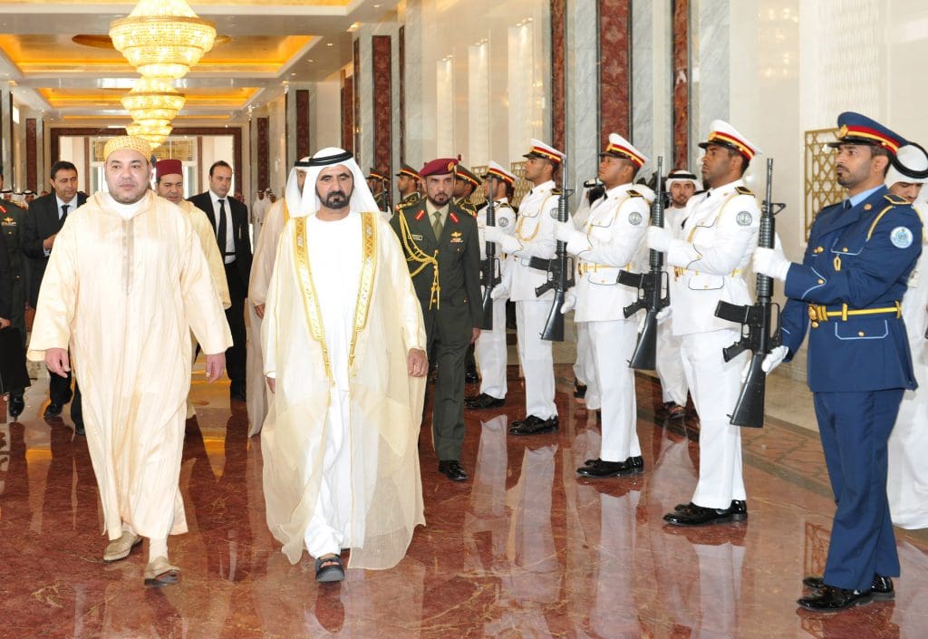 Le roi Mohammed VI en visite de travail aux Emirats arabes unis