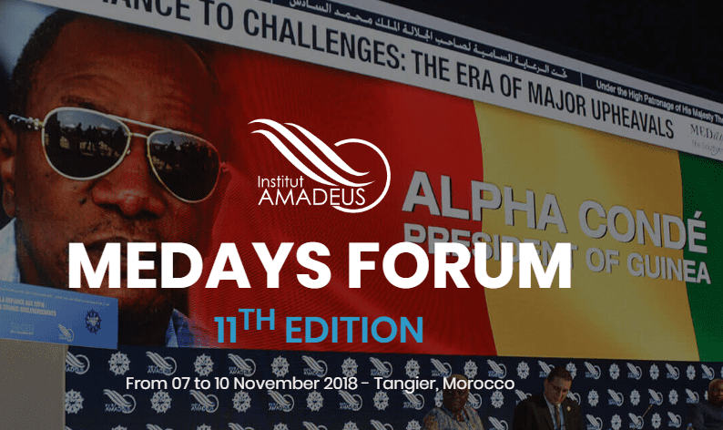 Le Forum international MEDays: Cedeao, migration, route de soie… au menu