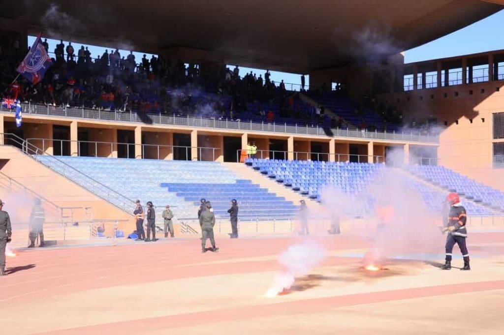 Des actes de vandalisme à la fin du match opposant le Kawkab de Marrakech à l’OCS