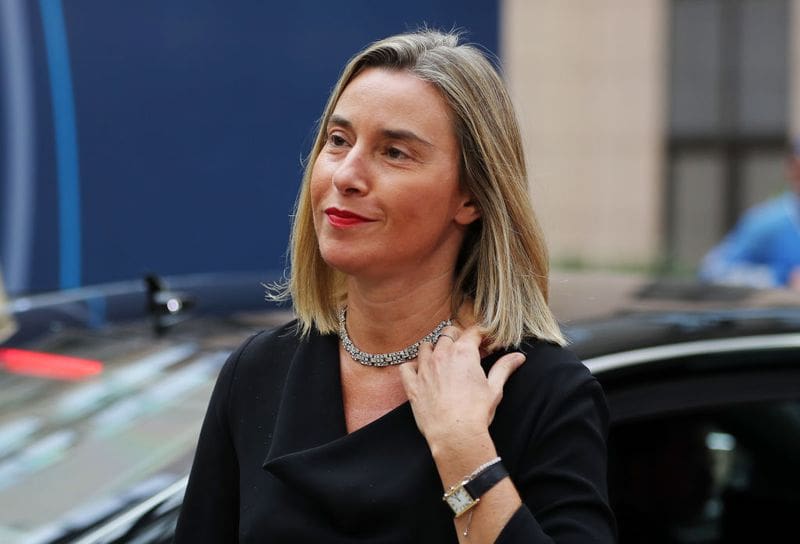 Frederica Mogherini en visite au Maroc