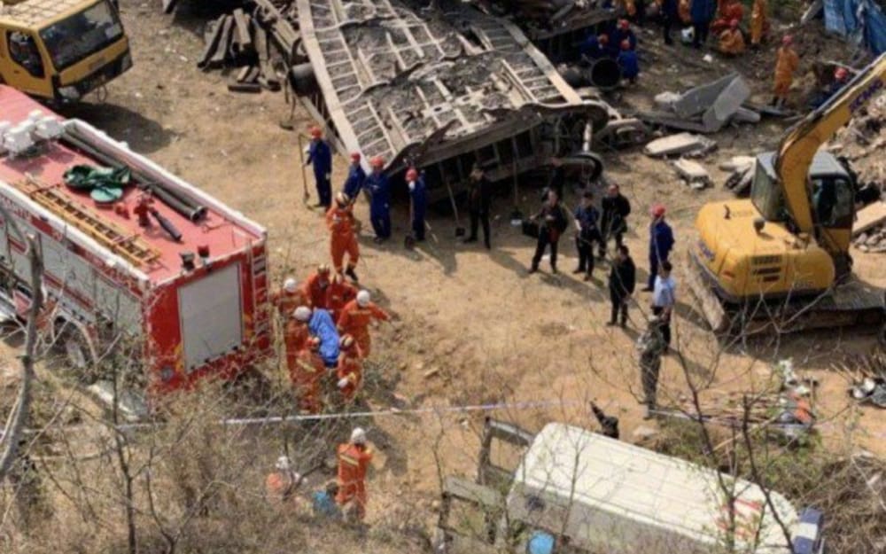Chine : six morts suite au déraillement d’un train de marchandises