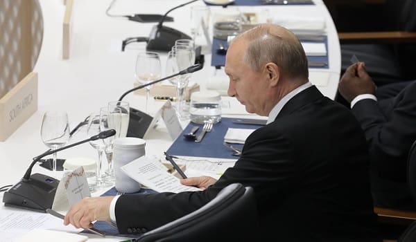 Les verres du G20, ne sont pas la tasse de thé de Poutine