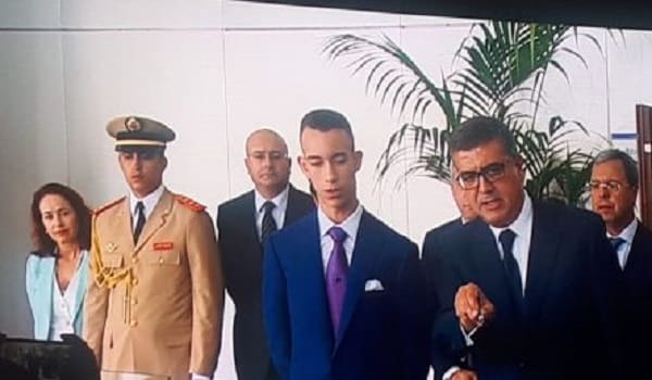 Moulay El Hassan représente le Roi à la cérémonie de lancement des opérations portuaires de Tanger Med II