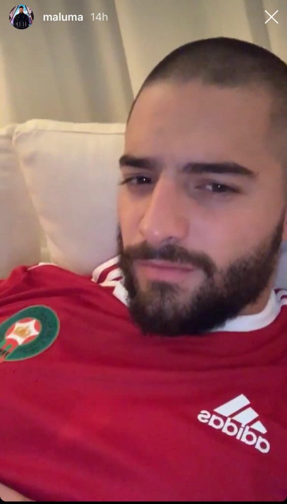 Maluma, vêtu du maillot de l’équipe nationale de foot fait le buzz sur le net (photos et vidéos)