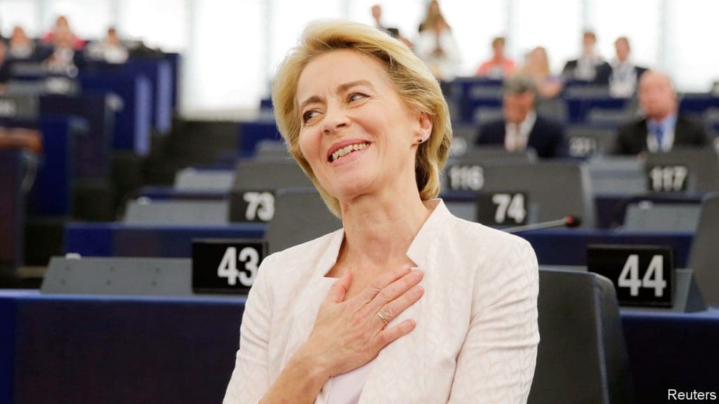Ursula von der Leyen élue de justesse à la tête de la présidence de la Commission européenne