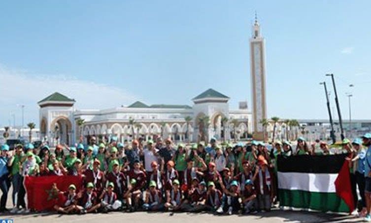 Les enfants d’Al-Qods offrent un chant en l’honneur du Maroc depuis Tanger