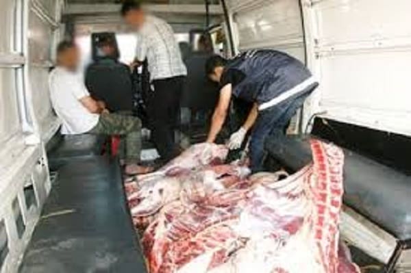 Saisie de viande avariée à Casablanca