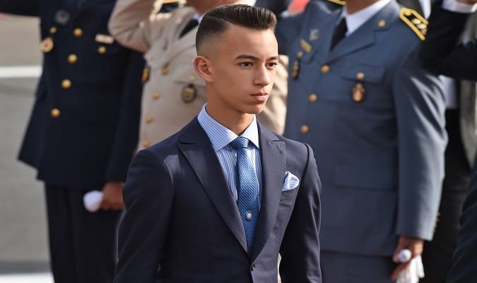 Le prince héritier Moulay El Hassan reçoit  les enfants maqdissi