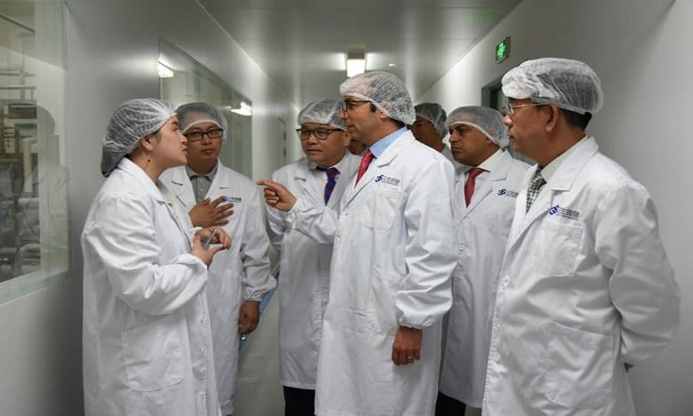 Anas Doukkali prospecte les opportunités de partenariat dans l’industrie pharmaceutique avec la Chine