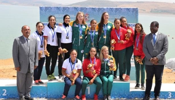 Jeux Africains : les Kayakistes marocaines remportent le bronze du 500m