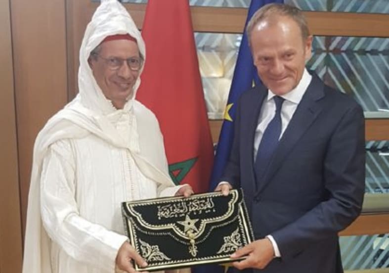 L’ambassadeur Ahmed Rahhou remet ses lettres de créance au Président du Conseil européen
