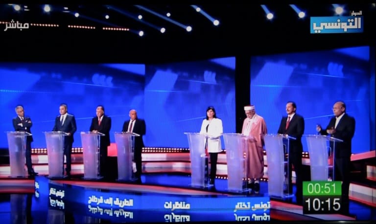 Présidentielle : la Tunisie au rythme de soirées inédites de débats télévisés