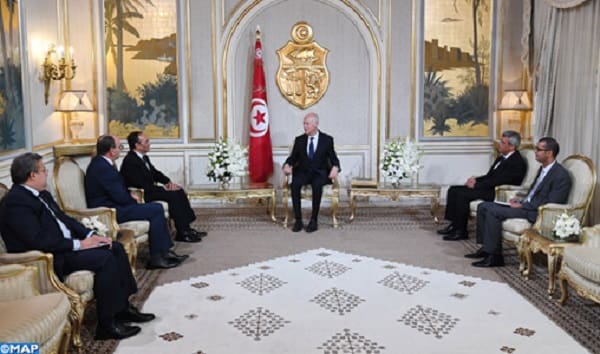 Le Président Kaïs Saïed remercie le Roi pour son initiative d’envoyer une délégation de haut niveau pour participer à la cérémonie de son investiture