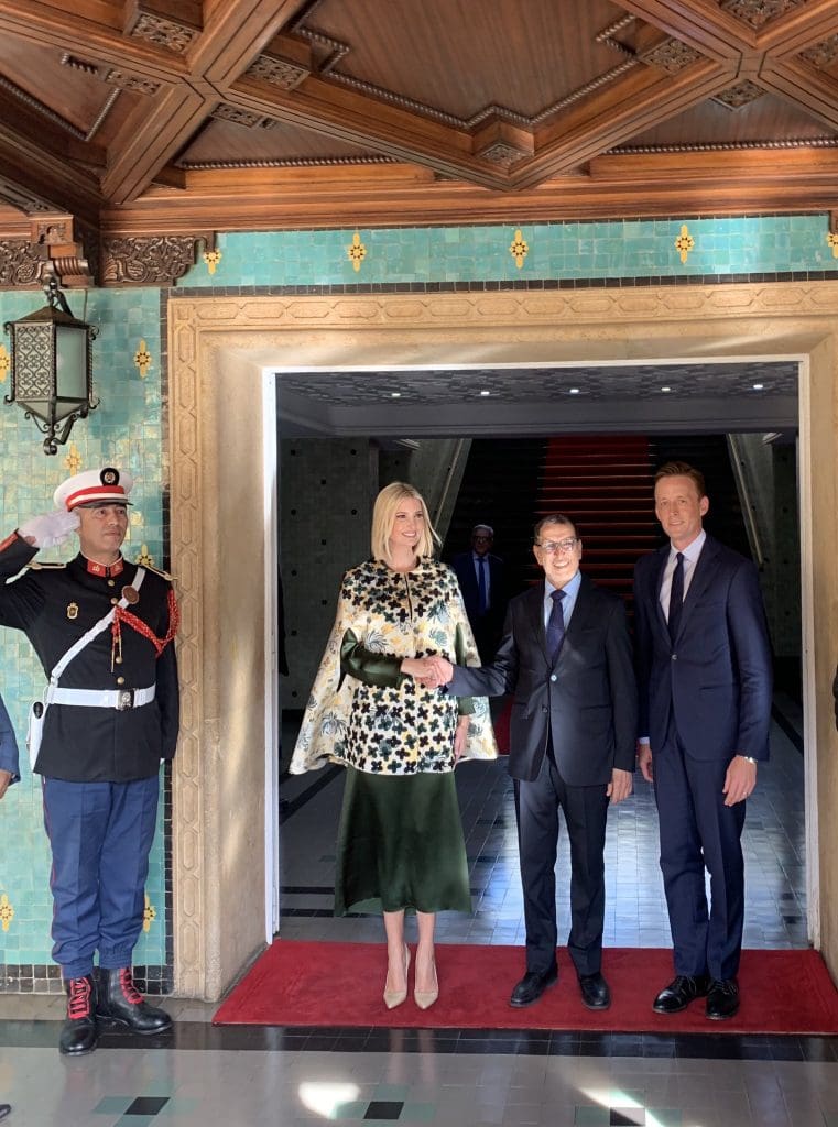 Ivanka Trump a fasciné les fashionistas avec des tenues traditionnelles créées par  Fadila El Gadi