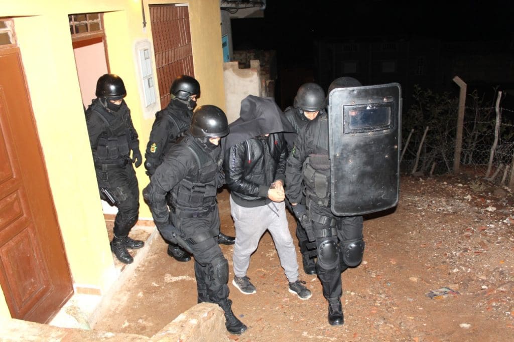 Terrorisme : retour en photos sur l’opération sécuritaire du démantèlement d’une cellule terroriste partisane de “Daech” à Nador
