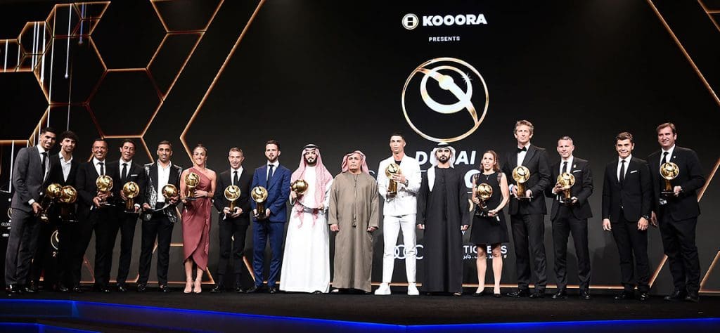 Abderrazak Hamdallah et Ashraf Hakimi primés lors de la 11ème édition de Globe Soccer Awards