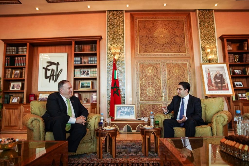 Nasser Bourita s’entretient avec le Secrétaire d’État américain, M. Michael Pompeo