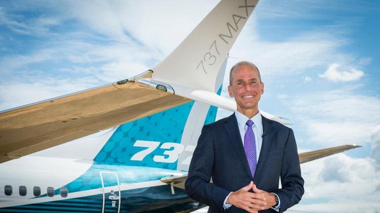 Les déboires du B737 MAX poussent le patron de Boeing à la démission