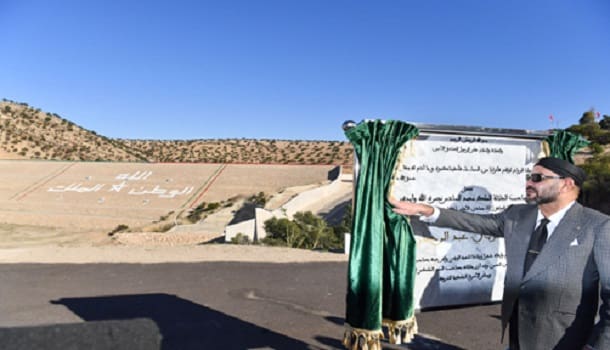 Essaouira : le Roi inaugure des projets hydrauliques, hydro-agricoles et d’eau potable