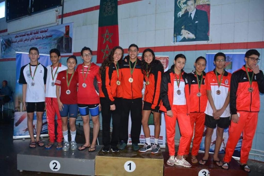 Les nageurs meknassis se positionnent sur le podium du Championnat d’hiver de Meknès