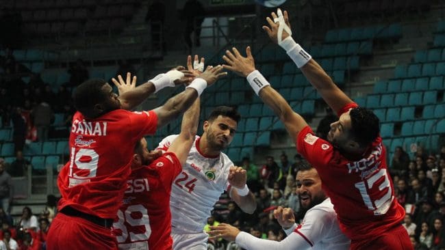 Handball : le Maroc perd face à la Tunisie