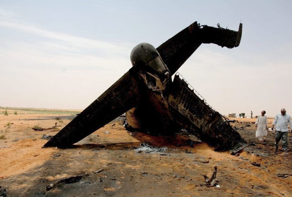 Dix-huit morts dans le crash d’un avion au Darfour