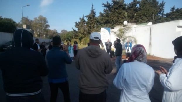Rabat : le personnel médical du CHU Ibn Sina manifeste pour ses droits administratifs et économiques