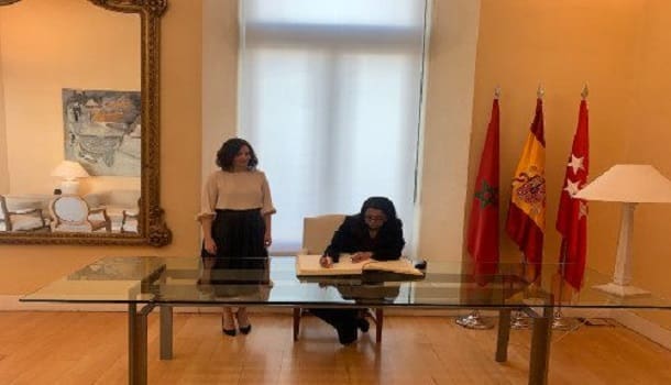 Karima Benyaich et la présidente de la région de Madrid souhaitent renforcer la coopération bilatérale des deux pays