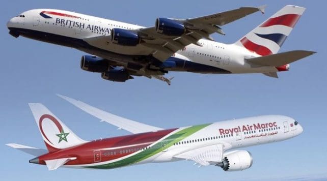 La RAM et British Airways concluent un accord de code-share