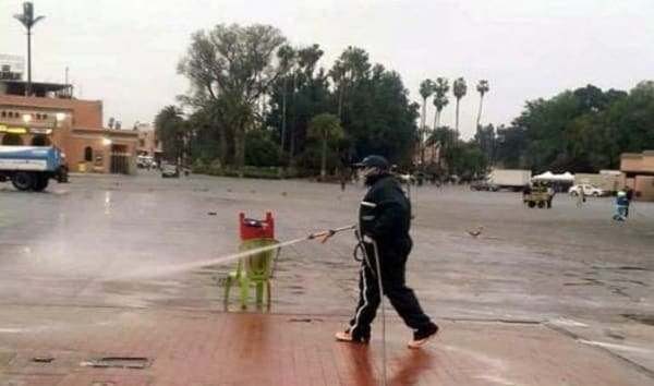 Coronavirus : vastes opérations de stérilisation et de désinfection à Marrakech, Benguérir, Khouribga et Casablanca