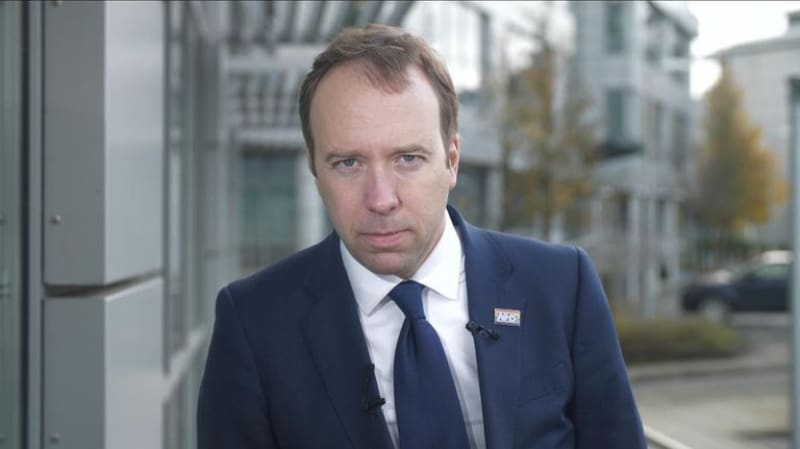 Après Boris Johnson, le ministre de la Santé britannique testé positif au coronavirus