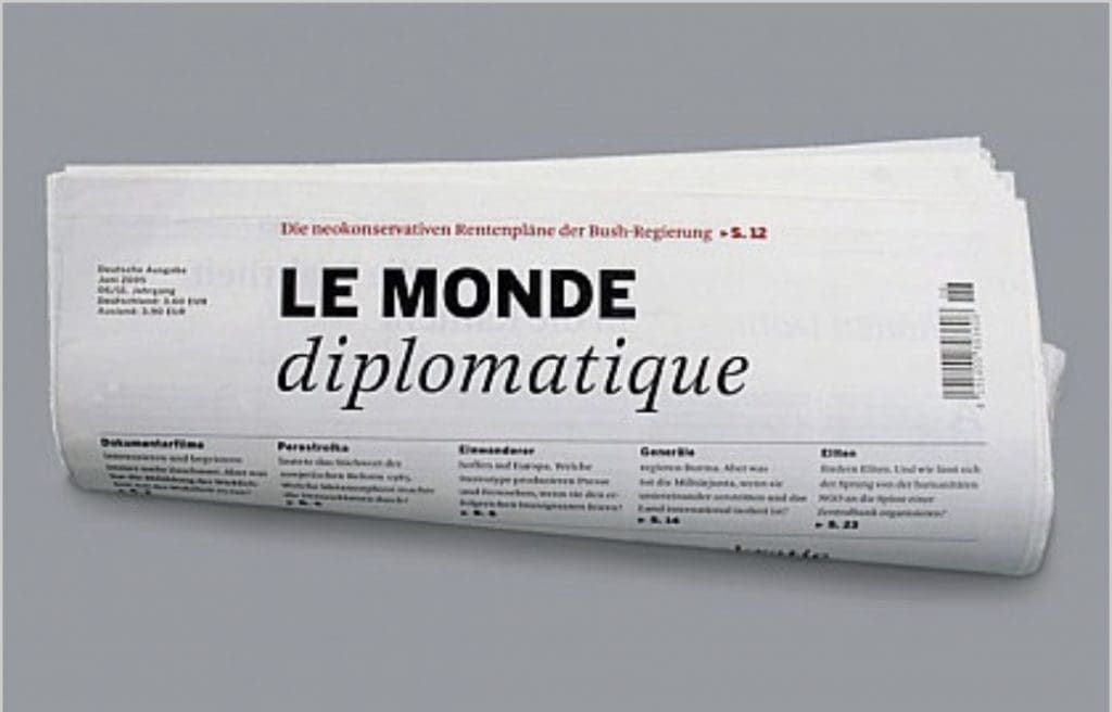 Le monde diplomatique ou le journalisme à la carte