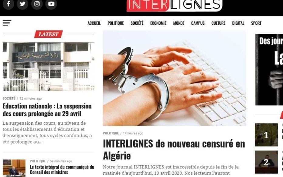 En Algérie, le régime censure un troisième média en ligne