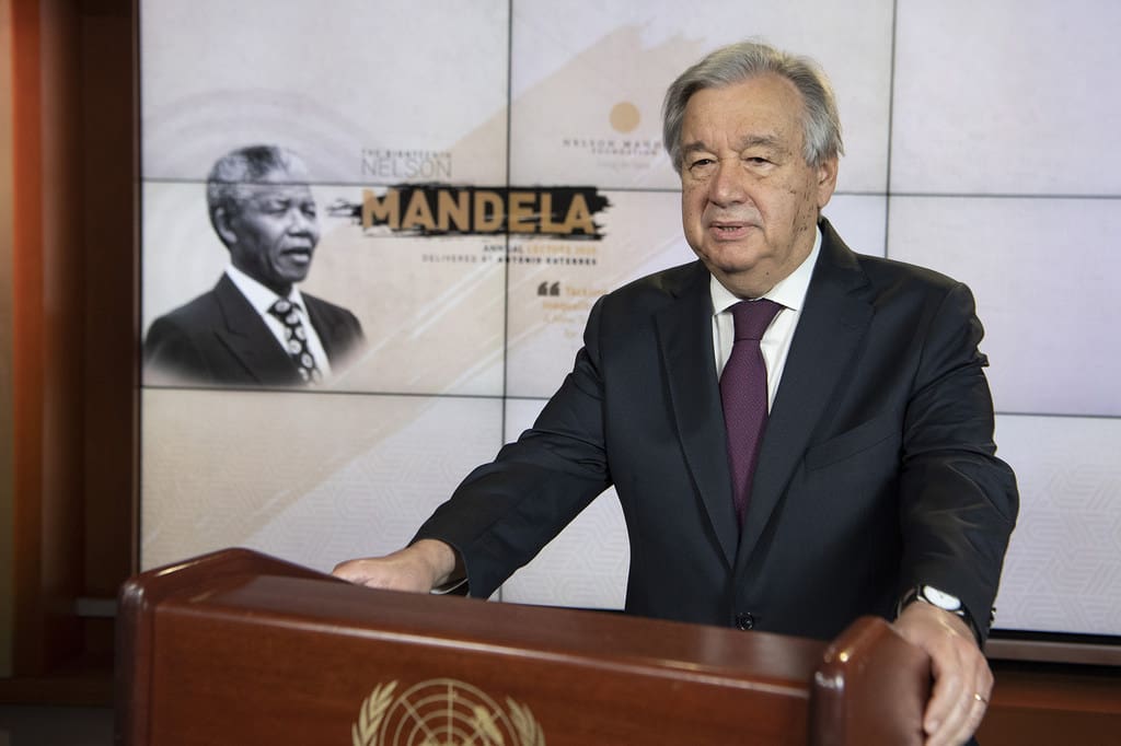 La disparité des revenus est flagrante, alerte Guterres